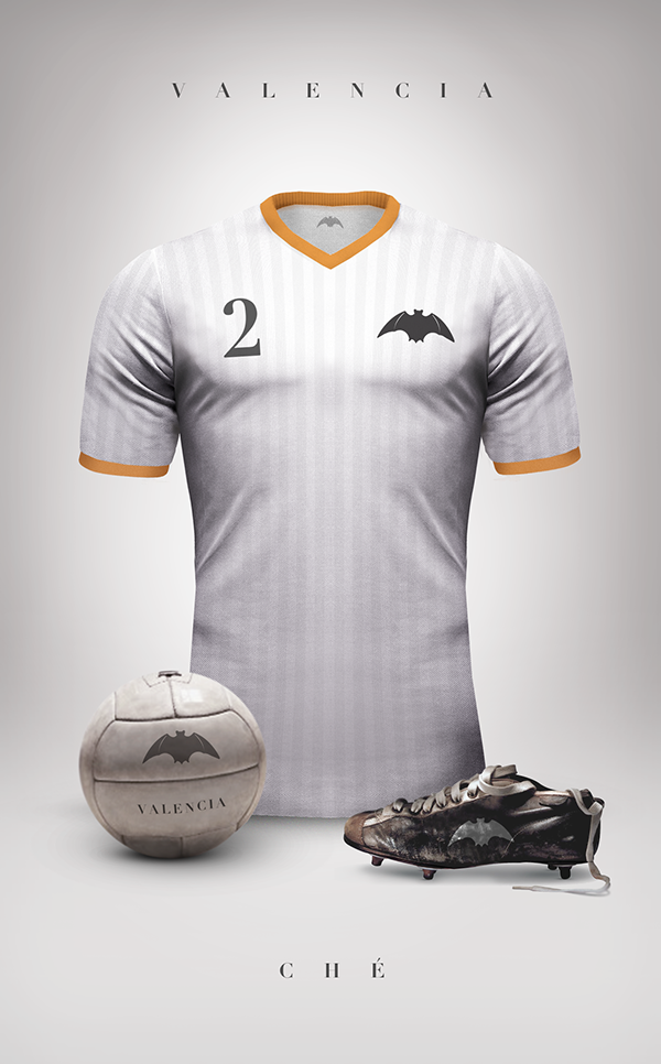 Maillot foot vintage Valence